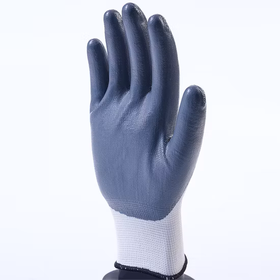O nitrilo sem emenda de nylon do poliéster revestiu o CE 3121X de Guantes Luvas das luvas do trabalho da segurança