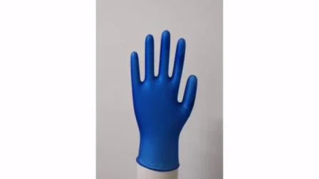 9 polegadas azul/branco/preto salão de beleza especial /alimentar/farmacêutico atacado descartável látex vinil exame de segurança luvas protetoras de nitrilo PVC Rubbe